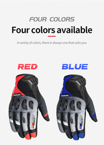Guantes de carreras de motos <span class=keywords><strong>MX</strong></span> personalizados, equipo de Motocross antideslizante de dedo completo para todas las estaciones, transpirables y cómodos - Product Image 5