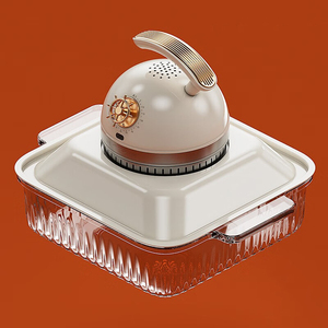 Friteuse à air électrique à grande capacité à 360 <span class=keywords><strong>degrés</strong></span> avec vue en verre, cuisson sans huile moderne pour la maison et l'hôtel, modèle carré français - Product Image 1