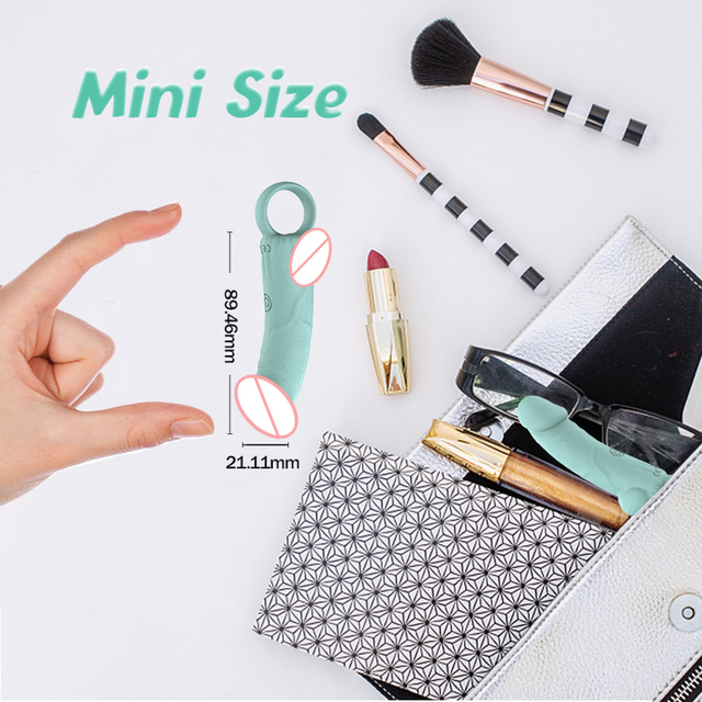 Ylove Mini Bullet Vibrator Women USB Rechargeable 10 Vibration Modes Soft Food-grade Silicone Waterproof IPX65 Dildo