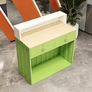 Mostrador de Caja Registradora de Hierro Forjado Estilo Industrial, Cajón para Oficina Comercial, Bares, Restaurantes, Gimnasios, Pequeños Negocios, Moderno y Creativo - Product Image 2