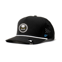 Gorra de Béisbol Personalizada de Moda, 100% Poliéster, Sin Estructura, de 5 Paneles, Unisex, Ajustable, con Orificios Cortados con Láser, Puntos Redondos, Cuerda, Gorra Deportiva