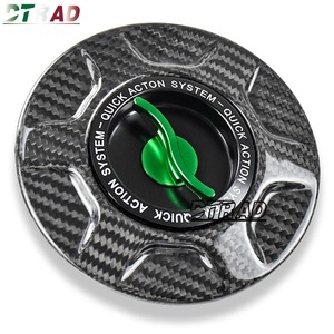 Pour <span class=keywords><strong>KAWASAKI</strong></span> ZX6R 636 2019-2026 <span class=keywords><strong>ZX10R</strong></span>/RR 2021-2025 ZX4R ZH2 Z650 Z900 – Bouchon de réservoir de carburant sans clé en fibre de carbone - Product Image 5