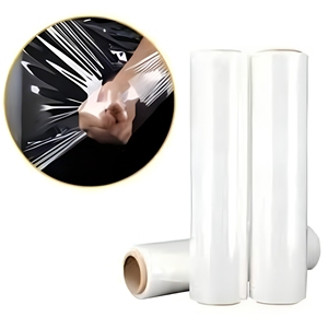Film étirable résistant aux perforations YISHI, film d'emballage pour palettes en LLDPE haute résistance, 50 cm, film rétractable de qualité industrielle pour l'emballage - Product Image 1
