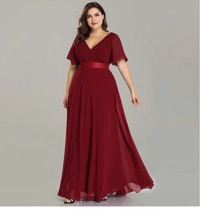 XU90812 <span class=keywords><strong>Vestidos</strong></span> <span class=keywords><strong>de</strong></span> <span class=keywords><strong>Dama</strong></span> <span class=keywords><strong>de</strong></span> <span class=keywords><strong>Honor</strong></span> <span class=keywords><strong>de</strong></span> Alta Calidad, Hechos a Mano, con Cuello en V, Manga Larga, Estilo Evasé, <span class=keywords><strong>de</strong></span> Chifón, Elegantes <span class=keywords><strong>Vestidos</strong></span> <span class=keywords><strong>de</strong></span> Noche <span class=keywords><strong>2022</strong></span> - Product Image 4