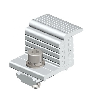 Có thể điều chỉnh Bảng điều khiển năng lượng mặt trời cuối Kẹp nhôm gắn khung tonkor TK-028 bề mặt Anodized 25 năm tuổi thọ cho mái năng lượng mặt trời - Product Image 5