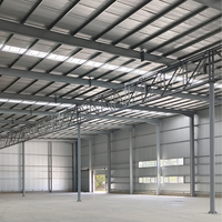 Structure en acier pour hangar agricole, poteaux et poutres en acier, fabricant de structures en acier tout-en-un