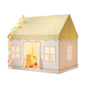 Tente de jeu Château de Princesse en Gros pour Enfants, Maisonnette d'Intérieur avec Fenêtre Lumineuse, Jouet Cadeau Personnalisable pour Bébés Filles et Enfants - Product Image 5