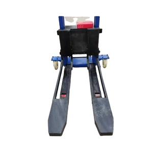 Nuevo almacén de pasillo estrecho, mini carretilla elevadora hidráulica manual del apilador del hotel 200kg para la venta - Product Image 3