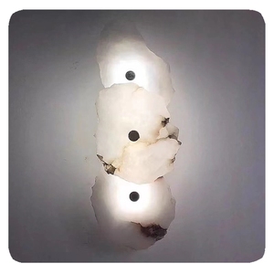 Đèn đá cẩm thạch vàng sáng tạo hiện đại mới cho phòng khách biệt thự đèn tường khách sạn - Product Image 3