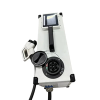 Station de recharge rapide pour véhicules électriques DC portable et mobile CCS2 20 kW, chargeur DC pour véhicules électriques sans batterie pour voitures européennes Tesla Audi BYD VW ID