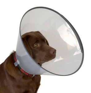 Kerah pemulihan hewan peliharaan plastik katun bulu polos <span class=keywords><strong>7</strong></span> ukuran kerah pelindung nyaman untuk anjing kucing - Product Image 1