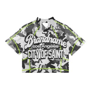Magliette Vintage da Calcio Americano per Giovani, Stampa di Lusso a Sublimazione, Jersey Oversize Casual in Rete - Product Image 3