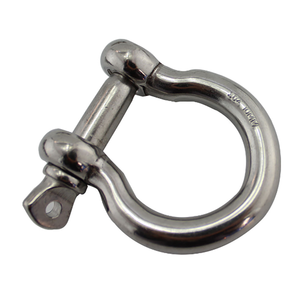 Gran descuento 304 Acero inoxidable Tipo europeo Hebilla de <span class=keywords><strong>herradura</strong></span> en forma de U 4mm Marine D-Grillete Gancho de elevación <span class=keywords><strong>Arco</strong></span> D Grillete - Product Image 2