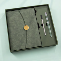 Ensemble de cahiers d'affaires personnalisés avec couverture en cuir boîte cadeau magnétique sac pour l'obtention du diplôme personnalisé avec Logo personnalisé Promotion