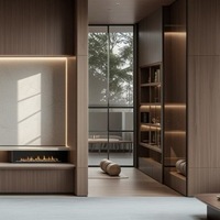 Designers professionnels proposant un service de conception tout-en-un pour les chambres, les maisons, les portes, les panneaux muraux et l'éclairage intelligent