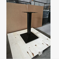 Pieds de table rustiques en fonte antique, robustes, en métal industriel, carrés, pour table basse ou table de bière, accessoires de mobilier en promotion