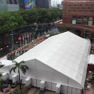 Tenda pameran dagang luar ruangan, tenda pameran besar aluminium berkualitas tinggi tahan air pameran 2024