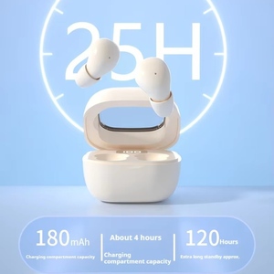 Audífonos Inalámbricos SK19 de Tamaño Pequeño con Cobertura Total, HiFi Estéreo, Cancelación de Ruido Inteligente ENC, Color Degradado LED, Modo de Reposo con Batería - Product Image 5