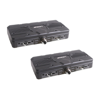 Sanvi Nouvelle Arrivée Phare à Lentille Projecteur LED 5 Yeux S500 108W 5500K, Éclairage de Grille Automobile Universel pour Conduite et Travail 10000