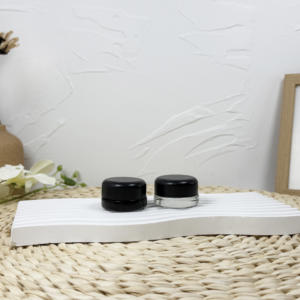 Pot en verre 3oz Récipient à fleurs en verre arrondi à face droite avec couvercle CR pour fleurs - Product Image 6