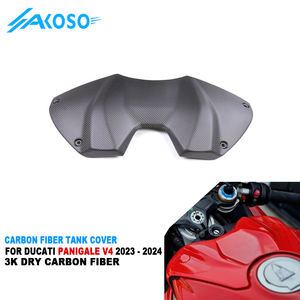 Cache de réservoir avant en fibre de carbone 3K AKOSO pour <span class=keywords><strong>Ducati</strong></span> <span class=keywords><strong>Panigale</strong></span> V4 V4S V4R 2023-2024 - Product Image 1