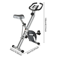 Vélo d'exercice professionnel de club commercial à entraînement par courroie à volant d'inertie robuste pour entraînement cardio en salle de sport