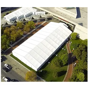 30x50 बड़ा तम्बू साफ करने के लिए औद्योगिक गोदाम भंडारण मार्की तम्बू एल्यूमीनियम भारी शुल्क टेंट आउटडोर