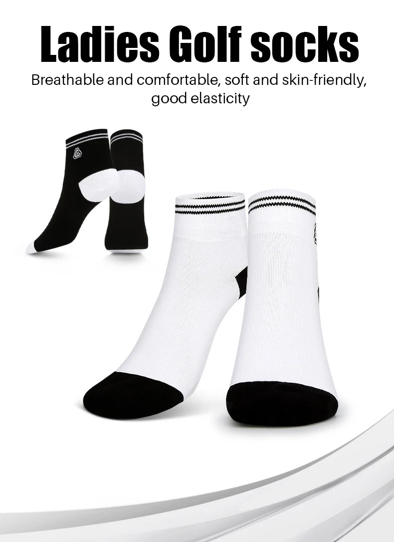 PGM WZ013 WZ014 ladies custom logo golf socks high elasticity cotton golf socks for women