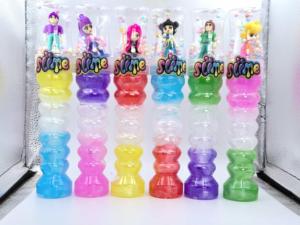 ชุดของเล่นสไลม์ใสแบบขายส่ง 6 สี ตุ๊กตาเคป๊อป ขวดใหญ่ ของเล่นโคลนไม่เหนียวเหนอะหนะ ขายตรงจากโรงงาน พร้อมตุ๊กตาการ์ตูน - Product Image 1