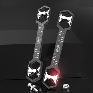 Laoa ประแจปากตายคู่อเนกประสงค์แบบพกพาประแจปรับได้หลายขนาดวัสดุเหล็กอัลลอย - Product Image 2