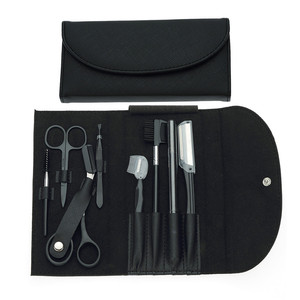 Wholesale <strong>Makeup</strong> <strong>Tools</strong> Pink Color 8 Pcs Private Label Eyebrow Eyelash Care Kit for Women - Product Image 4