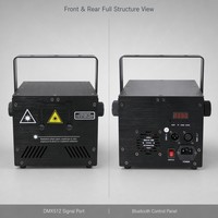 Projecteur laser RGB 4W 5W 6W avec animation, Bluetooth, DMX512 16 canaux, son actif, classe 3B, éclairage de scène professionnel, vente en gros d'usine