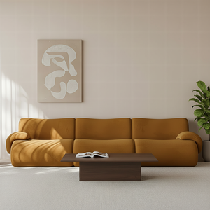 Canapé modulaire en forme de L, compressé et emballé sous vide, style italien, design nordique, gain de place, pour salon - Product Image 1