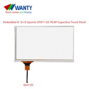 Écran tactile capacitif PCAP intégré 8 pouces G + G <span class=keywords><strong>5points</strong></span> GT911 I2C - Product Image 4