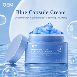 Crème Visage Hydratante B5 Capsule Bleue Prix Usine PDRN <span class=keywords><strong>Acide</strong></span> <span class=keywords><strong>Hyaluronique</strong></span> Rajeunissante Réparatrice Cosmétique Premium Vente en Gros Export - Product Image 1