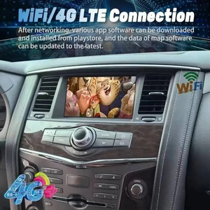 วิทยุติดรถยนต์ระบบ Android 15 รุ่น 8+256G สำหรับ Nissan Patrol Y62 Infiniti Qx56 QX80 ปี 2010+ เครื่องเล่นมัลติมีเดีย ออโต้เรดิโอ พร้อมเครื่องบันทึกเสียง ระบบนำทาง GPS สเตอริโอ - Product Image 2