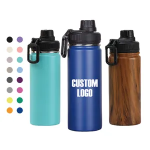 32oz Water Bottle Stainless Steel Reusable Vacuum Insulated Wide Mouth Sports Bottle with Spout Lid For Travelling Water Bottle