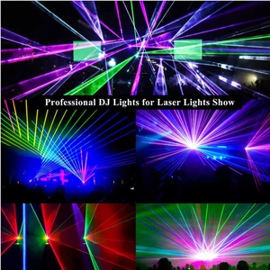 YSH RGB Y <span class=keywords><strong>Lasercube</strong></span> à quatre trous DMX512 11 canaux, contrôle sonore, lumière laser LED, lumières laser DJ disco pour boîte de nuit, scène, fête - Product Image 4