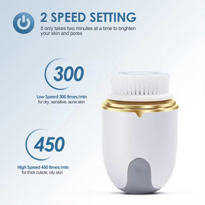Nettoyeur facial électrique portable étanche, <span class=keywords><strong>brosse</strong></span> <span class=keywords><strong>nettoyante</strong></span> multifonctionnelle, technologie <span class=keywords><strong>d</strong></span>'ions négatifs, plusieurs têtes de <span class=keywords><strong>brosse</strong></span> - Product Image 4