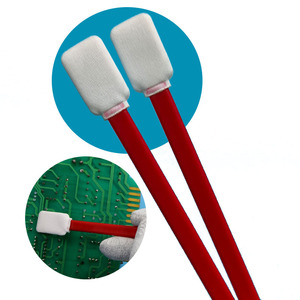 Lint miễn phí hình chữ nhật phòng sạch sợi nhỏ chi tiết tăm bông xe làm sạch Polyester tăm bông cho máy in phun máy in làm sạch - Product Image 1