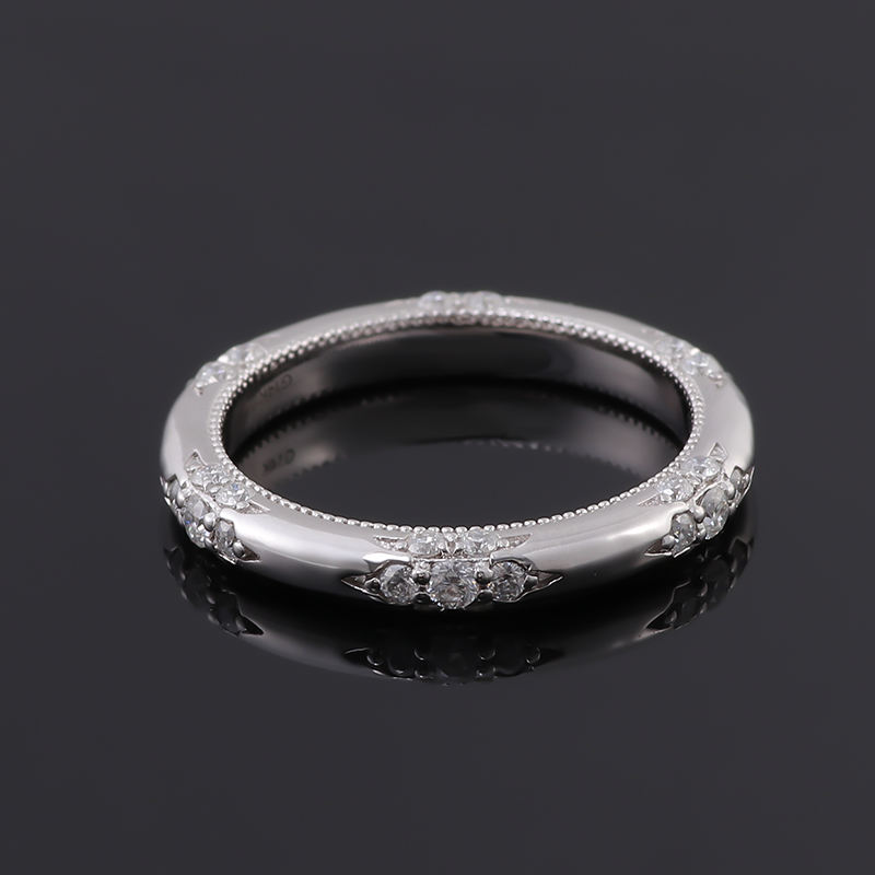 แหวนเพชรโมอิสซาไนต์ทองแท้ 14K