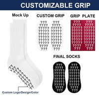 Chaussettes de football personnalisées en tricot pour homme, antidérapantes, respirantes, absorbant la transpiration, avec emballage personnalisé