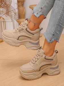 Mules à plateforme de 8 cm avec talon compensé caché, style vintage, confortables et polyvalentes, chaussures décontractées idéales pour les petites femmes - Product Image 6
