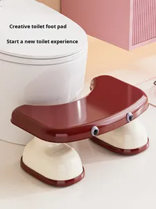Xing You Tabouret en plastique durable de style dessin animé <span class=keywords><strong>pour</strong></span> enfants <span class=keywords><strong>pour</strong></span> <span class=keywords><strong>toilette</strong></span> salle de bain accroupi rehaussant le pied de lit antidérapant - Product Image 6