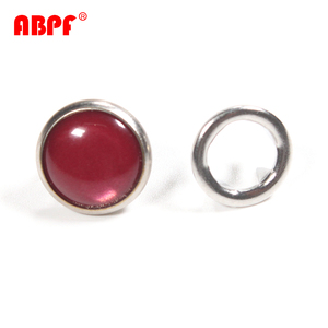 Bouton pression élégant en métal orné de perles Design vintage <span class=keywords><strong>Snap</strong></span> pour robes de mariée accessoires de mariée tenues de bal - Product Image 5