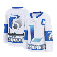 Maillots de hockey personnalisés par sublimation, sans minimum de commande, maillot de hockey personnalisé, 100 % polyester, OEM, respirant, séchage rapide, uniforme d'équipe