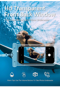 Phổ ngoài trời không thấm nước điện thoại di động trường hợp Pouch du lịch Bơi phổ điện thoại di động khô túi với IPX8 chứng nhận - Product Image 3