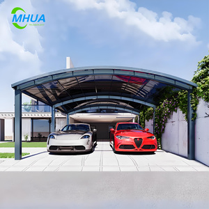 Kits de <span class=keywords><strong>carport</strong></span> modernes en alliage d'aluminium Offre Spéciale <span class=keywords><strong>2</strong></span> <span class=keywords><strong>carport</strong></span> en métal pour voiture - Product Image 6