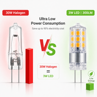 Ampoule LED G4 AC/DC 12V 3W 300LM Ra>80 Courant Constant 18 LED 2835 Plastique Aluminium Utilisation Hôtelière Certifiée RoHS/CE Garantie 2 Ans