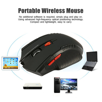 Souris Optique Sans Fil Ergonomique 2,4 GHz Mini Souris de Jeu Sans Fil avec Récepteur USB